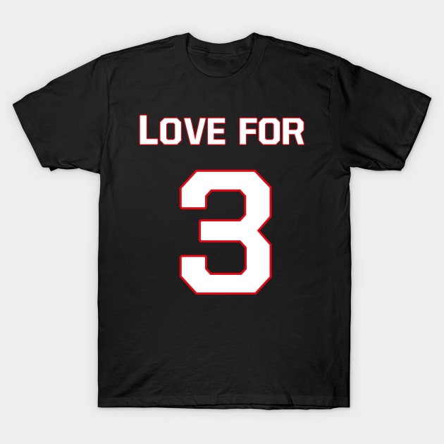 LOVE FOR 3 T-Shirt by soufibyshop